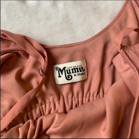 Show Me Your MuMu Caitlin Ruffle Maxi Dress Mauve - Picture 8 of 10